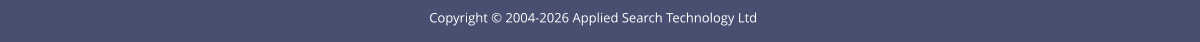 Copyright © 2004-2026 Applied Search Technology Ltd